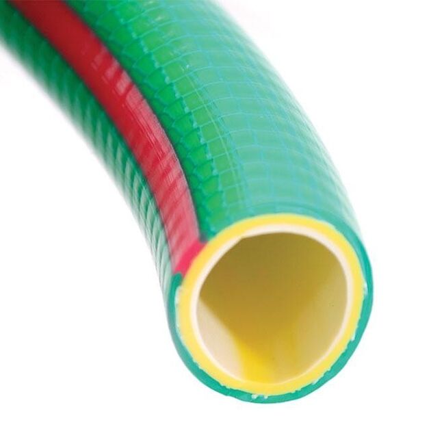 Шланг для воды 3/4" 100 м армированный 4-х слойный INTERTOOL GE-4127, фото , изображение 2 | SNABZHENIE.com.ua