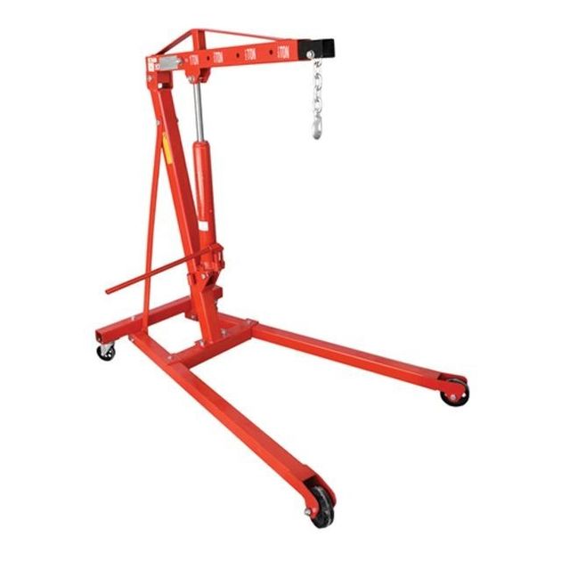 Гідравлічний подкатний кран-снімник двигуна 1 т INTERTOOL GT0807, фото  | SNABZHENIE.com.ua