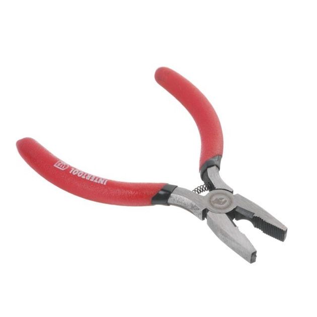 Плоскогубцы 115 мм с изолированными рукоятками INTERTOOL HT-0110, фото  | SNABZHENIE.com.ua