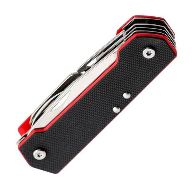 Нож складаний 165 мм, 9 елементів INTERTOOL HT-0597, фото , зображення 2 | SNABZHENIE.com.ua