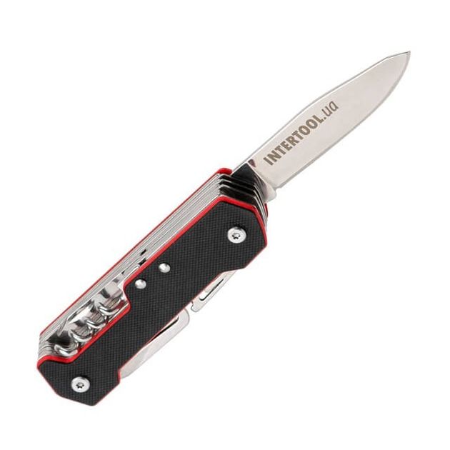 Нож складаний 165 мм, 9 елементів INTERTOOL HT-0597, фото , зображення 5 | SNABZHENIE.com.ua