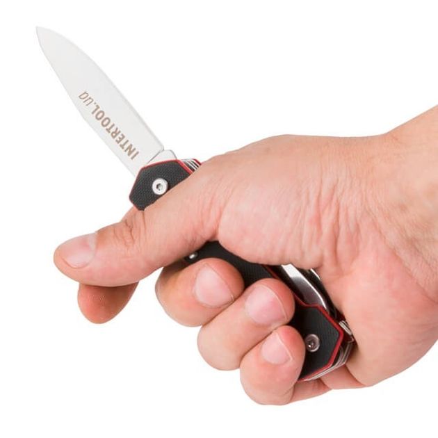Нож складаний 165 мм, 9 елементів INTERTOOL HT-0597, фото , зображення 6 | SNABZHENIE.com.ua