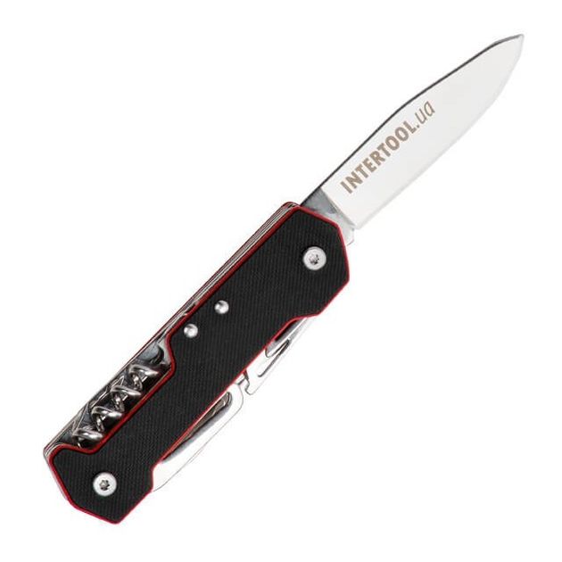 Нож складаний 165 мм, 9 елементів INTERTOOL HT-0597, фото , зображення 7 | SNABZHENIE.com.ua