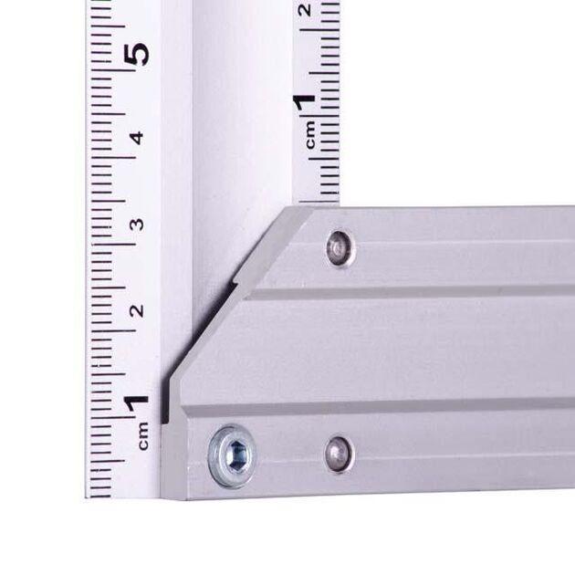 Угольник будівельний алюмінієвий 450мм INTERTOOL MT-2066, фото , зображення 2 | SNABZHENIE.com.ua