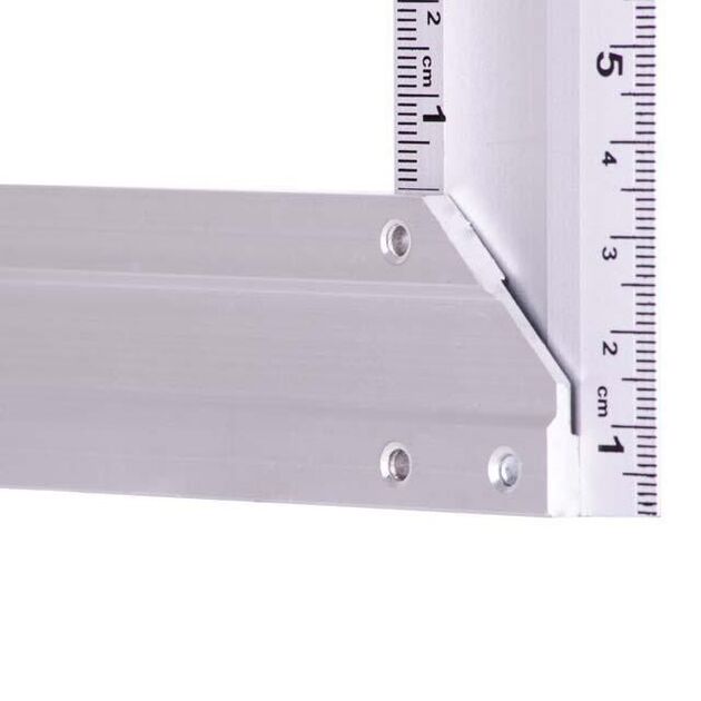 Угольник будівельний алюмінієвий 450мм INTERTOOL MT-2066, фото , зображення 3 | SNABZHENIE.com.ua