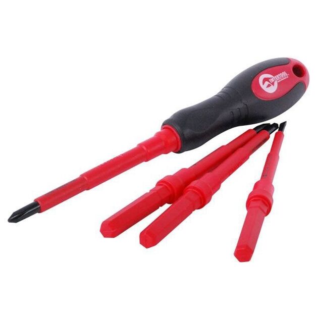 Набор диэлектрических отверток INTERTOOL VT-2105, 5 ед., фото  | SNABZHENIE.com.ua