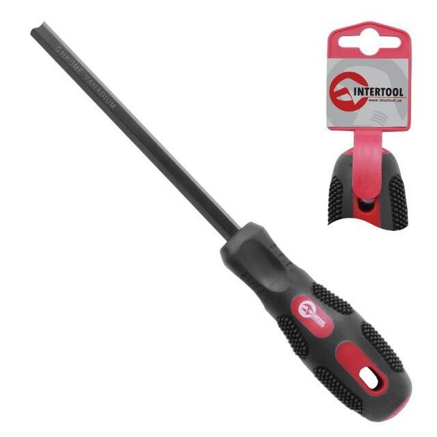 Отвертка шлицевая SL5,5x75 мм INTERTOOL VT-3003, фото  | SNABZHENIE.com.ua