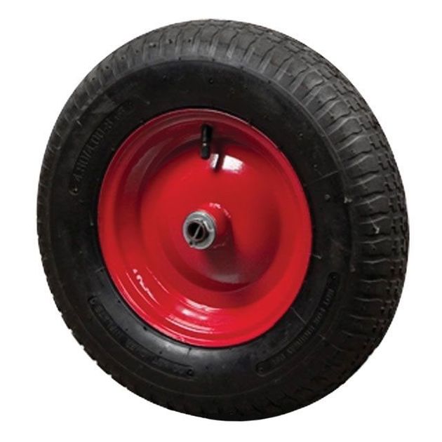Пневматическое колесо 14" (3.50-8.00) для тачки INTERTOOL WB-0014, фото  | SNABZHENIE.com.ua