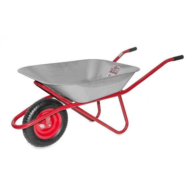 Садовая тачка INTERTOOL WB-0615, 65 л, 150 кг, 1 пневмоколесо, фото , изображение 3 | SNABZHENIE.com.ua Садовая тачка INTERTOOL WB-0615, 65 л, 150 кг, 1 пневмоколесо, фото , изображение 3 | SNABZHENIE.com.ua
