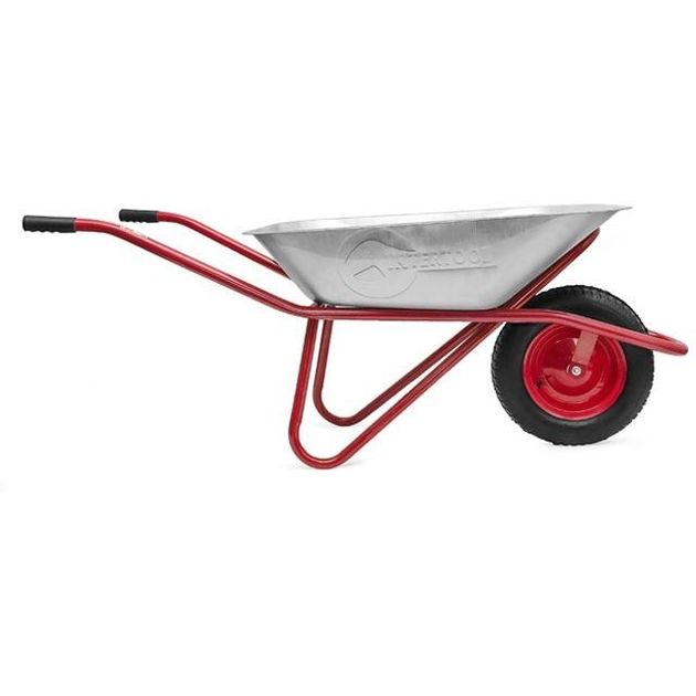Садовая тачка INTERTOOL WB-0615, 65 л, 150 кг, 1 пневмоколесо, фото , изображение 5 | SNABZHENIE.com.ua Садовая тачка INTERTOOL WB-0615, 65 л, 150 кг, 1 пневмоколесо, фото , изображение 5 | SNABZHENIE.com.ua