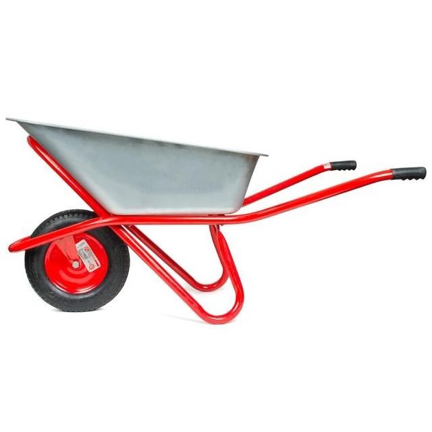 Садово-строительная тачка 85 л, 150 кг, 1 пневмоколесо INTERTOOL, фото , изображение 6 | SNABZHENIE.com.ua Садово-строительная тачка 85 л, 150 кг, 1 пневмоколесо INTERTOOL, фото , изображение 6 | SNABZHENIE.com.ua