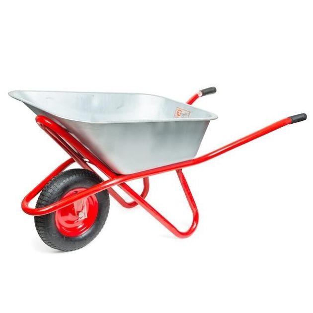 Садово-строительная тачка 85 л, 150 кг, 1 пневмоколесо INTERTOOL, фото  | SNABZHENIE.com.ua