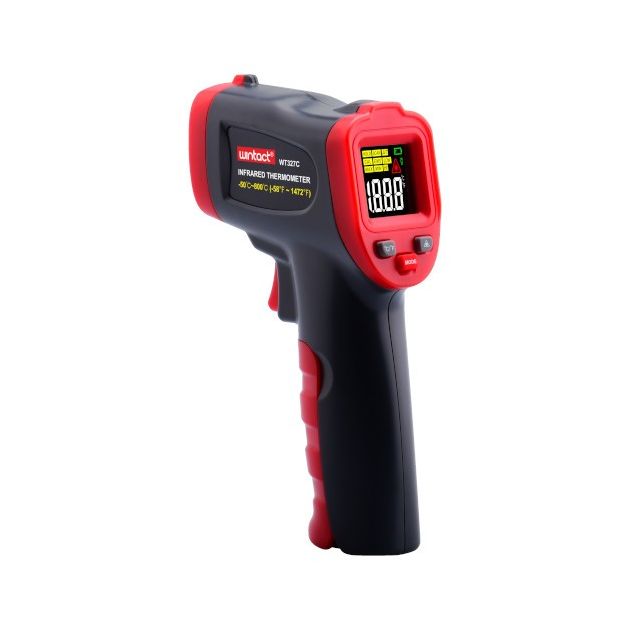 Инфракрасный термометр WINTACT WT327C -50-800°C, 12:1, EMS=0,1-1, фото  | SNABZHENIE.com.ua