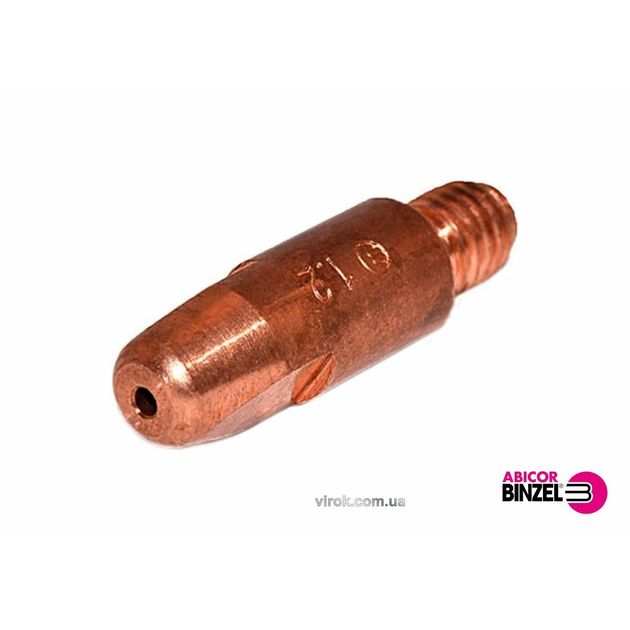 Наконечник сварочный ABICOR BINZEL E-Cu 1.2 x M8 x 28 мм, фото  | SNABZHENIE.com.ua