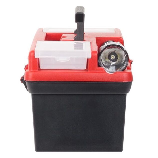 Ящик для инструмента с фонарем INTERTOOL BX-0017, 16x22x20 см, фото , изображение 2 | SNABZHENIE.com.ua