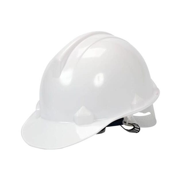 Каска защитная VOREL белая из HDPE, фото  | SNABZHENIE.com.ua