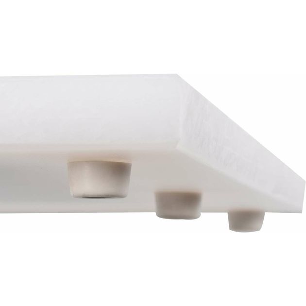 Кухонная доска для нарезки белая 500х340х20 мм, фото , изображение 3 | SNABZHENIE.com.ua