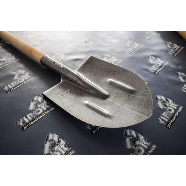 Лопата штикова VIROK з держаком РС (рейкова сталь), фото , зображення 2 | SNABZHENIE.com.ua