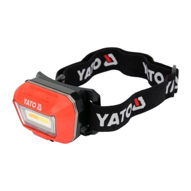 Ліхтар діодний YATO, 3,7 В, 1500 мАг, 160 Lm, USB зарядка, фото  | SNABZHENIE.com.ua