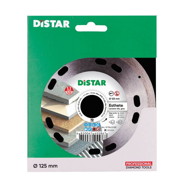 Круг алмазний відрізний DISTAR Esthete 125 x 1,1/0,8 x 8 x 22,23 (1A1R), фото , зображення 5 | SNABZHENIE.com.ua Круг алмазний відрізний DISTAR Esthete 125 x 1,1/0,8 x 8 x 22,23 (1A1R), фото , зображення 5 | SNABZHENIE.com.ua