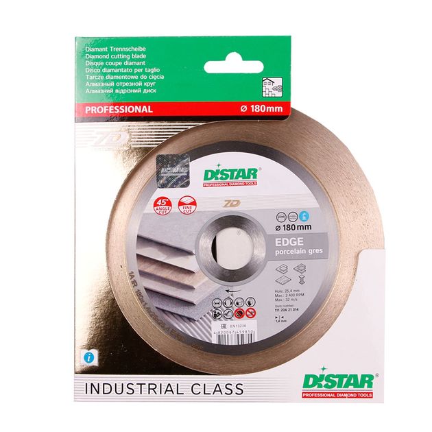Алмазний диск DISTAR 180 x 1,4/1/1,6 x 25 x 25,4 Edge (11120421014), фото , зображення 3 | SNABZHENIE.com.ua Алмазний диск DISTAR 180 x 1,4/1/1,6 x 25 x 25,4 Edge (11120421014), фото , зображення 3 | SNABZHENIE.com.ua