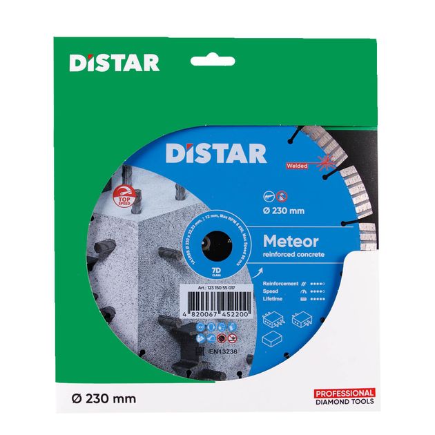 Диск алмазный отрезной DISTAR Meteor 230 x 2,6/1,8 x 22,23-16-ARPS, фото , изображение 4 | SNABZHENIE.com.ua