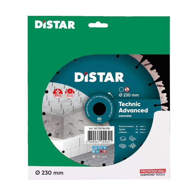 Диск алмазный DISTAR HIT Technic 232x2,6/1,8x12x22,23-16 1A1RSS/C3, фото , изображение 4 | SNABZHENIE.com.ua Диск алмазный DISTAR HIT Technic 232x2,6/1,8x12x22,23-16 1A1RSS/C3, фото , изображение 4 | SNABZHENIE.com.ua