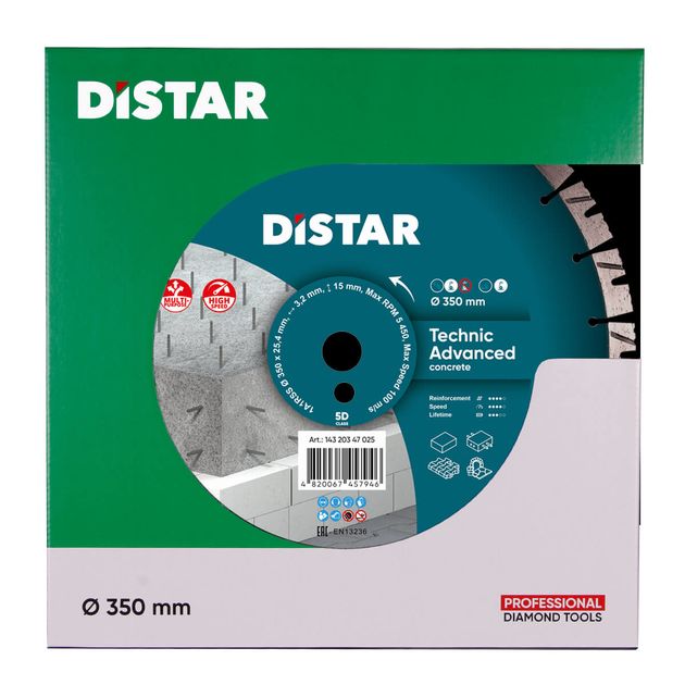 Алмазный отрезной круг DISTAR HIT Technic 350 x 3,5/2,5 x 25,4, фото , изображение 3 | SNABZHENIE.com.ua Алмазный отрезной круг DISTAR HIT Technic 350 x 3,5/2,5 x 25,4, фото , изображение 3 | SNABZHENIE.com.ua