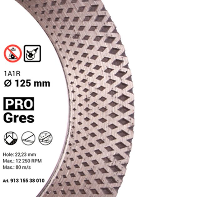 Фреза дисковая 125 x 2,0 x 8/20 x 22,23 BAUMESSER PRO Gres, фото , изображение 4 | SNABZHENIE.com.ua Фреза дисковая 125 x 2,0 x 8/20 x 22,23 BAUMESSER PRO Gres, фото , изображение 4 | SNABZHENIE.com.ua