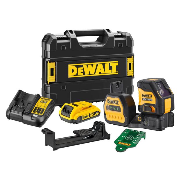 Уровень лазерный линейный DeWALT DCE088D1G, 18 В, фото  | SNABZHENIE.com.ua