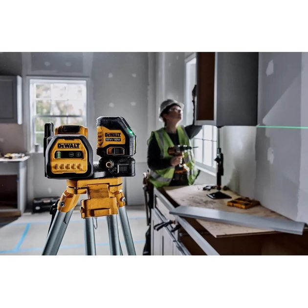 Уровень лазерный линейный DeWALT DCE088D1G, 18 В, фото , изображение 7 | SNABZHENIE.com.ua