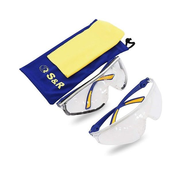 Очки захисні S&R спортивної форми 2 шт., фото  | SNABZHENIE.com.ua