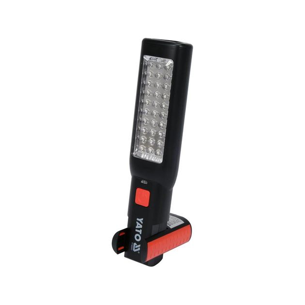 Переносной LED-светильник YATO 30/7 аккумуляторный 3,7 В, зарядка 220/12 В, фото  | SNABZHENIE.com.ua