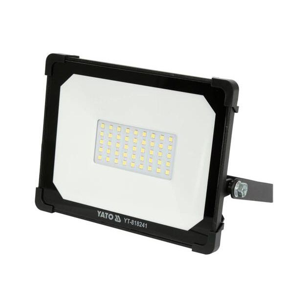 Прожектор з SMD-діодним випромінювачем YATO 30 Вт 230 В 2850 Лм 45 діодів 181x169.5x32 мм, фото  | SNABZHENIE.com.ua