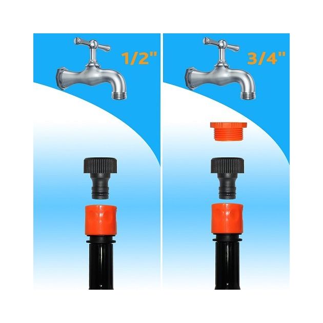 Набор для полива Gruntek King Cobra (5 шт.), фото , изображение 10 | SNABZHENIE.com.ua