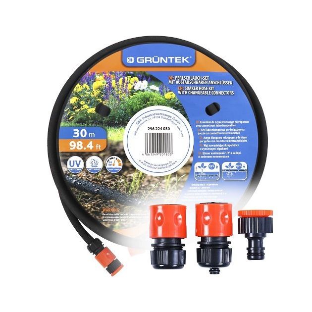 Капиллярный шланг GRUNTEK 1/2" 30 м с коннекторами, фото  | SNABZHENIE.com.ua