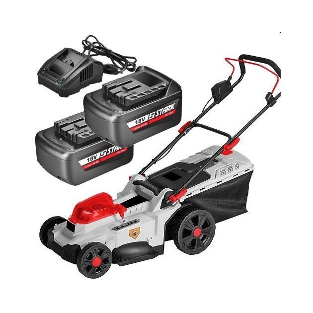 Аккумуляторная газонокосилка Stark BLM-36-430 SET 2x4Ач Li-Ion, фото  | SNABZHENIE.com.ua