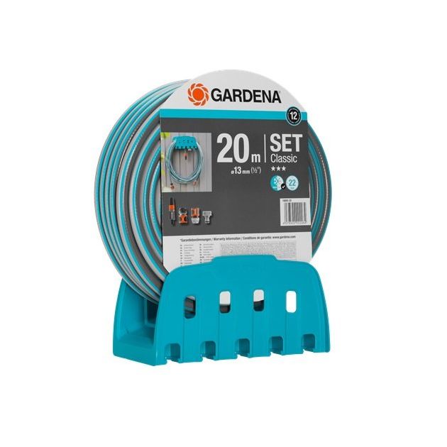 Шланг Gardena Basic 13 мм х 20 м + набор для полива, фото , изображение 8 | SNABZHENIE.com.ua