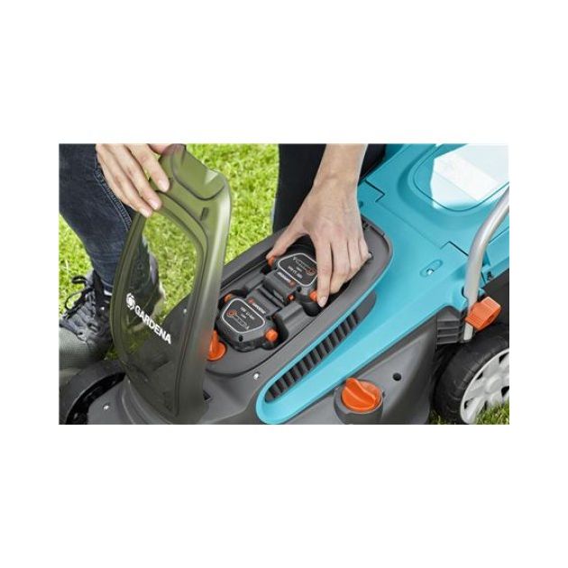 Газонокосилка аккумуляторная Gardena PowerMax Li-18/32, фото , изображение 10 | SNABZHENIE.com.ua Газонокосилка аккумуляторная Gardena PowerMax Li-18/32, фото , изображение 10 | SNABZHENIE.com.ua