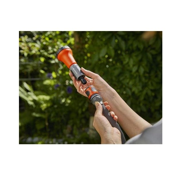 Шланг Gardena Liano текстильний 13 мм (1/2") 10 м + комплект для поливу, фото , зображення 4 | SNABZHENIE.com.ua