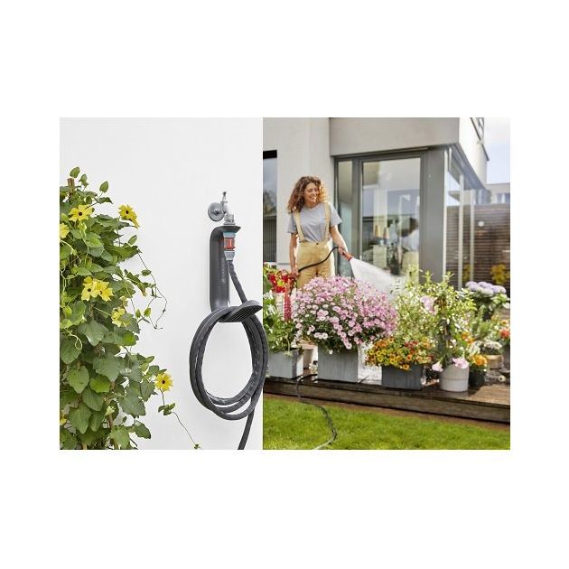 Шланг GARDENA Liano текстильный 13 мм (1/2") 15 м с держателем, фото , изображение 3 | SNABZHENIE.com.ua Шланг GARDENA Liano текстильный 13 мм (1/2") 15 м с держателем, фото , изображение 3 | SNABZHENIE.com.ua