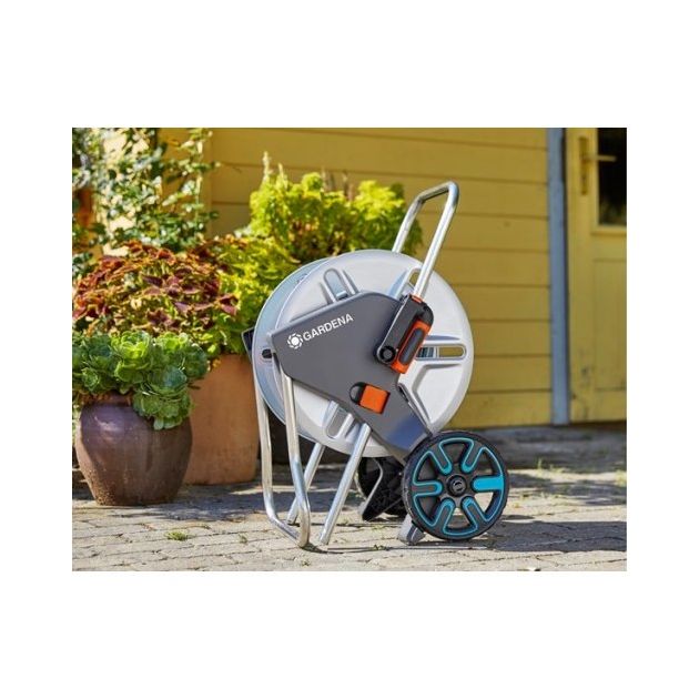 Тележка для шланга GARDENA AquaRoll M Metal SET, фото , изображение 4 | SNABZHENIE.com.ua Тележка для шланга GARDENA AquaRoll M Metal SET, фото , изображение 4 | SNABZHENIE.com.ua