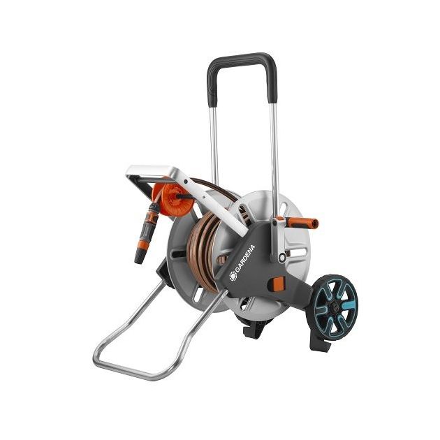 Тележка для шланга GARDENA AquaRoll M EasyMetal, фото  | SNABZHENIE.com.ua