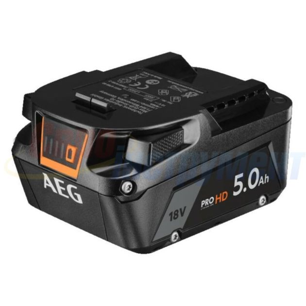 Акумулятор AEG Li-Ion 18 В, 5 АГ з індикатором заряду, фото  | SNABZHENIE.com.ua