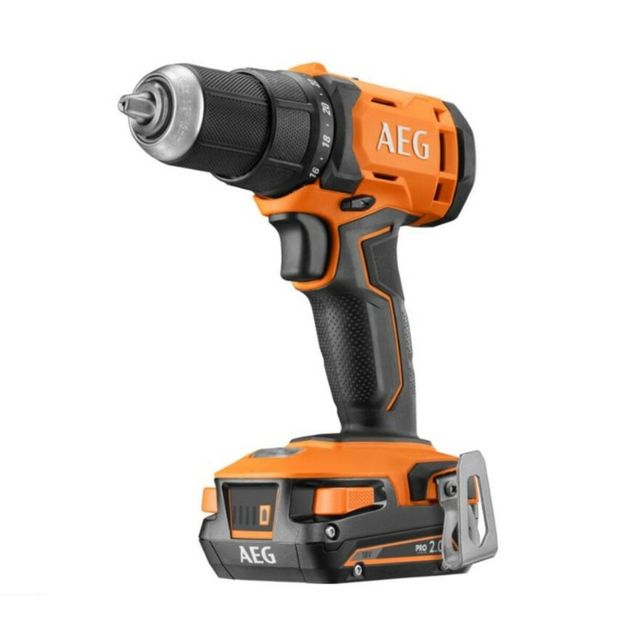 Аккумуляторный шуруповерт-дрель AEG, 2x18 В, 2 Ач, 13 мм в кейсе, фото  | SNABZHENIE.com.ua