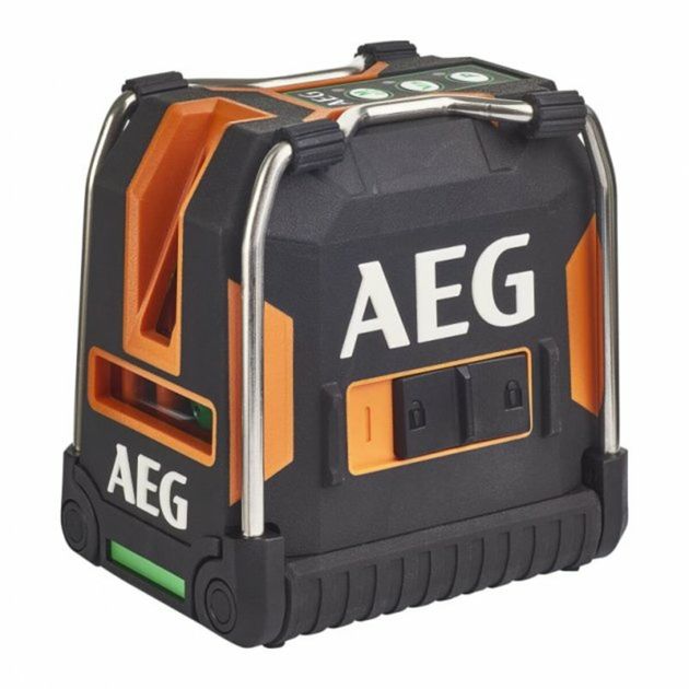 Лазерный нивелир AEG; дальность 30 м, точность 0,2 мм/1 м, 1 горизонтальный и 2 вертикальных зеленых луча., фото , изображение 4 | SNABZHENIE.com.ua