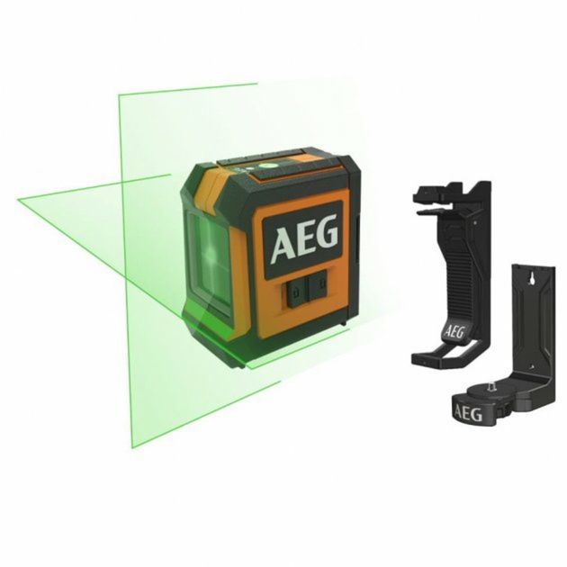 Лазерный нивелир AEG, дальность 20 м, точность 0,4 мм/м, зеленые лучи, фото , изображение 4 | SNABZHENIE.com.ua