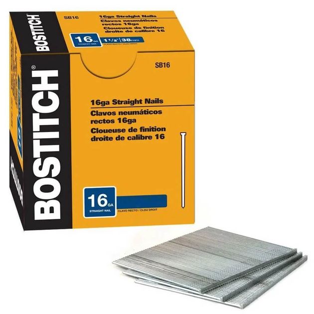 Гвозди BOSTITCH SB16-2.25 (упаковка 16 дюймов, 2,25 дюйма), фото  | SNABZHENIE.com.ua