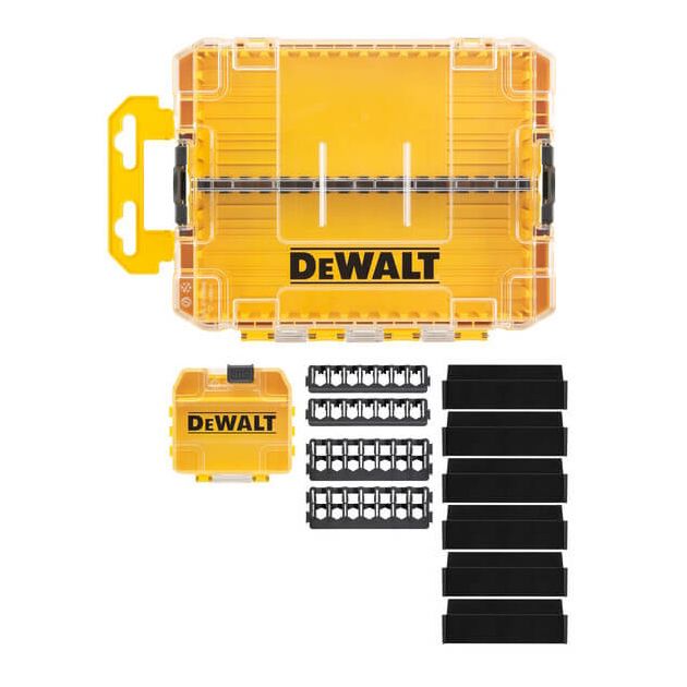 Футляр для бит системи TSTAK Tough Case M DeWALT DT70802, фото , зображення 4 | SNABZHENIE.com.ua
