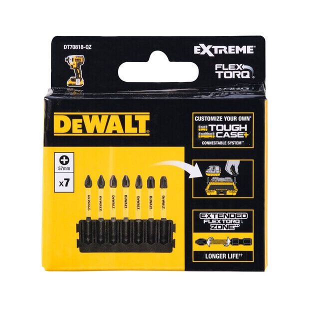 Кассета з битами FlexTorq DeWALT DT70818, фото , зображення 2 | SNABZHENIE.com.ua